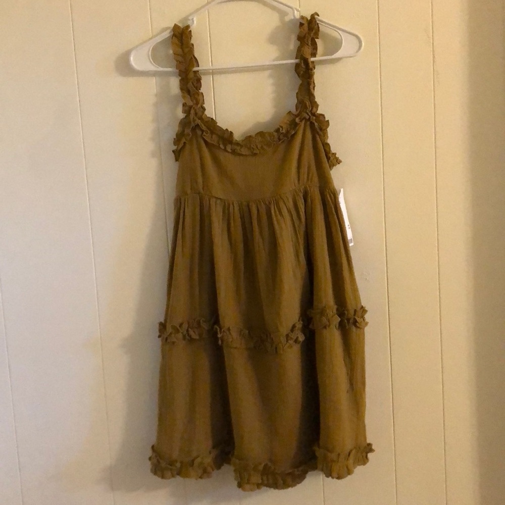 Urban outfitters taupe dress